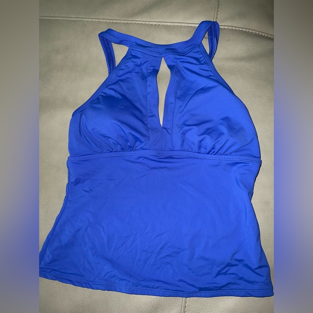 APT9 Blue Swim Top size small GUC